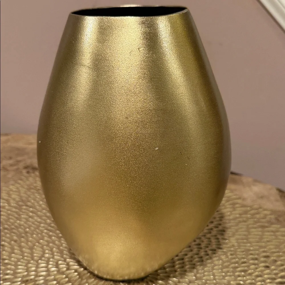 West Elm Organic Metal Vase, Medium